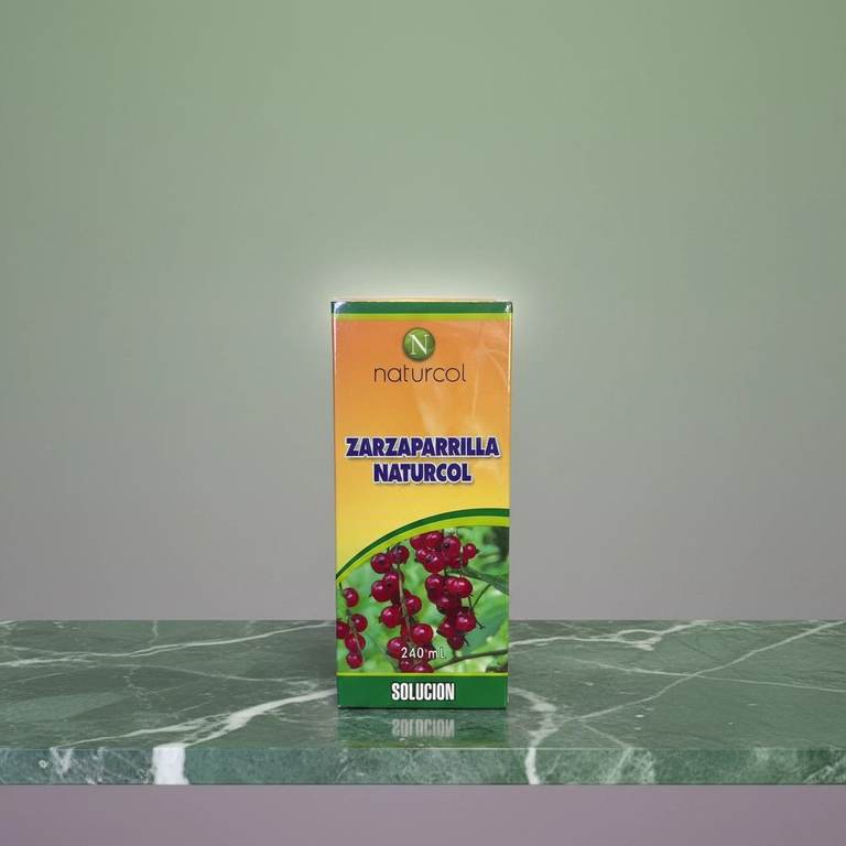 Naturcol Zarzaparrilla solución 240mL, hepático y depurativo, a domicilio Villavicencio