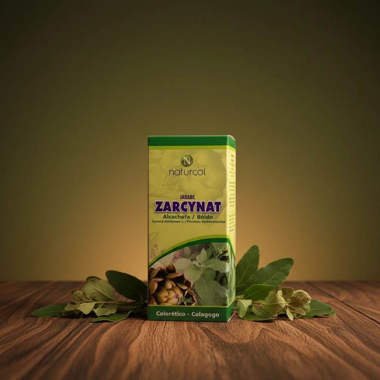 Naturcol Zarcynat jarabe de alcachofa y boldo, hepático y depurativo, a domicilio Villavicencio
