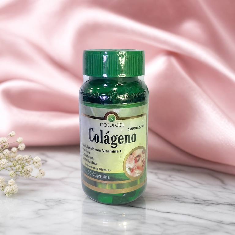 Naturcol Colageno Hidrolizado con vitamina E 60 capsulas, colageno y belleza, a domicilio Villavicencio