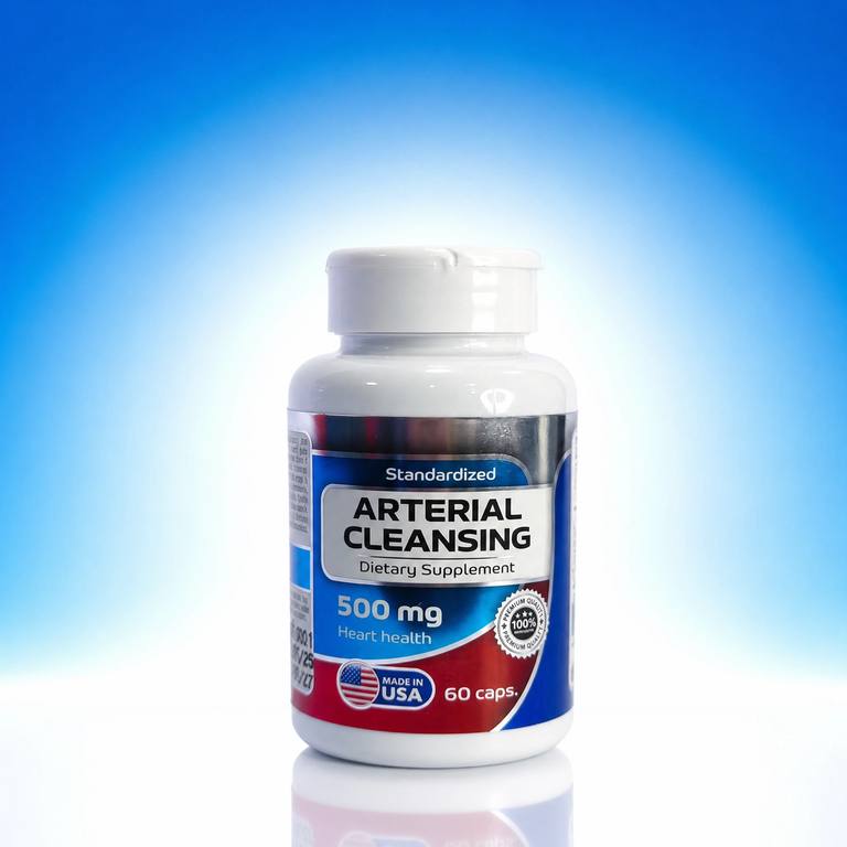 Arterial Cleansing 500 mg 60 caps, minerales esenciales, a domicilio Villavicencio