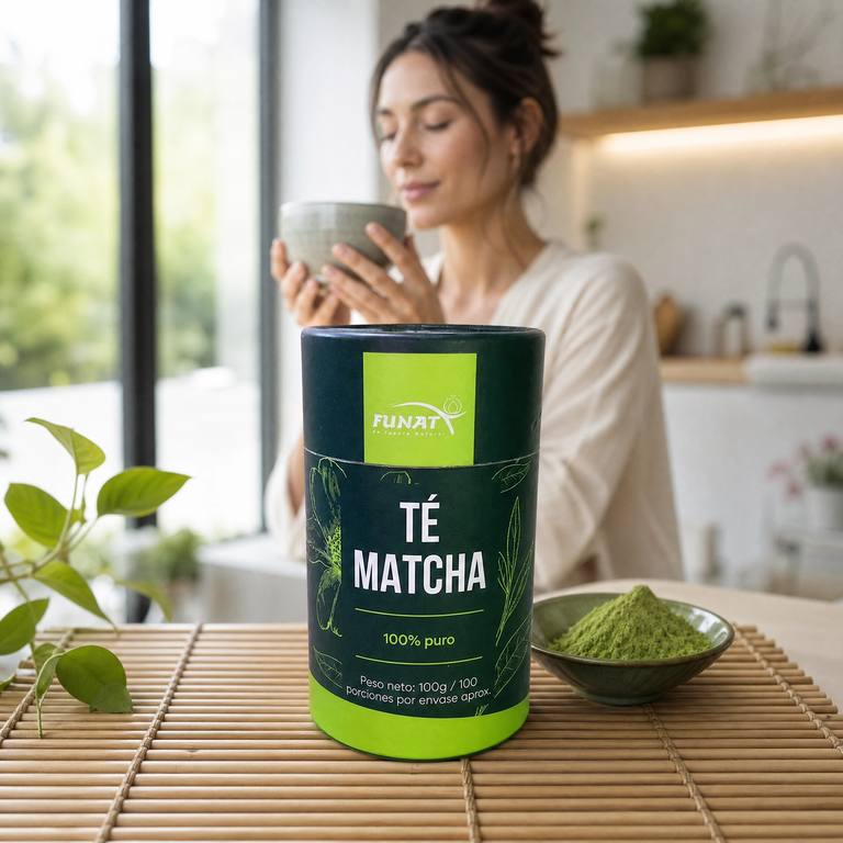 FUNAT Té Matcha 100% puro 100 g, bebidas funcionales, a domicilio Villavicencio