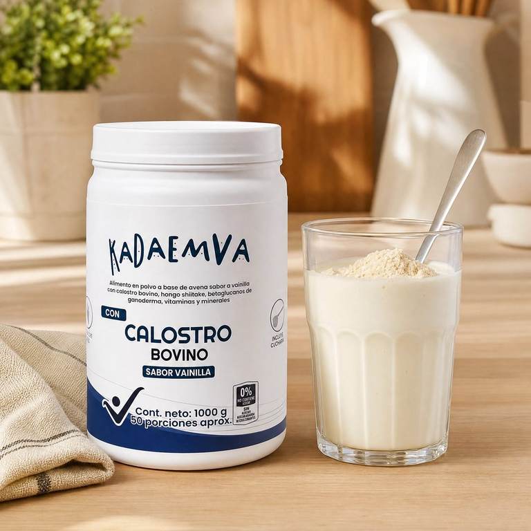 KADAEMVA Calostro Bovino sabor vainilla 1000g, defensas e inmunidad, a domicilio Villavicencio